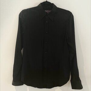 Ralph Lauren Purple Label Silk Button Down Shirt